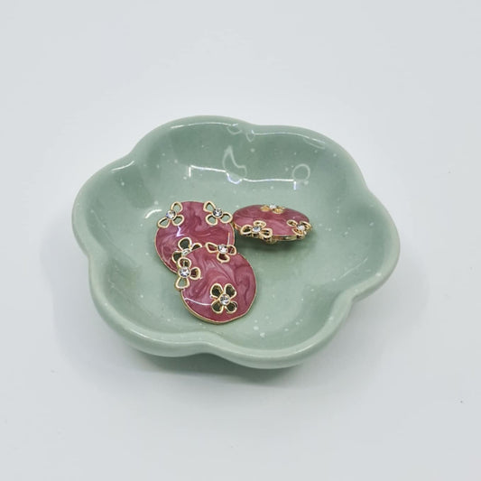 Perlemor med små blomster