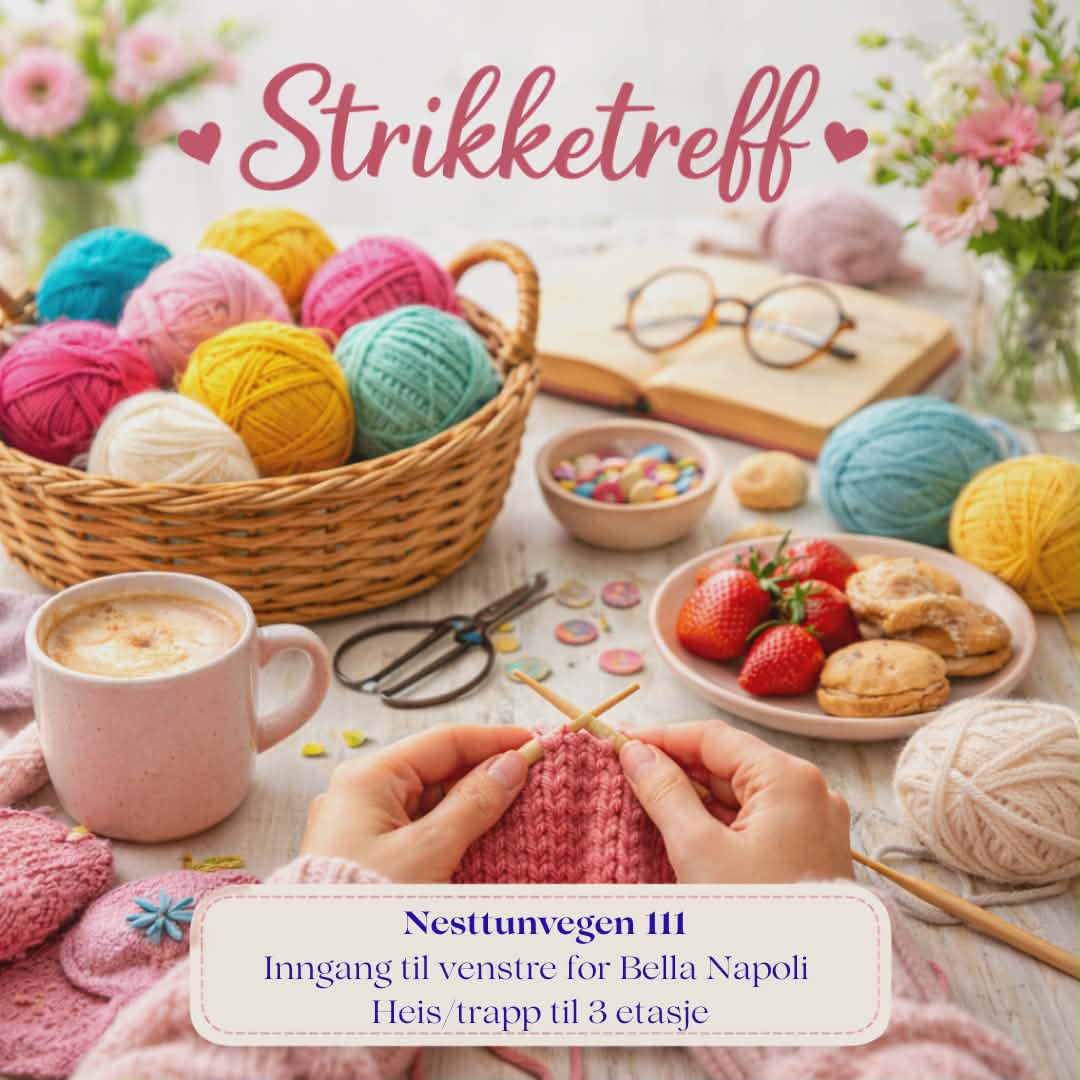 Påmelding til strikketreff hos Skapercraft