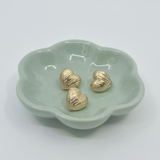 Hjerteknapp med struktur