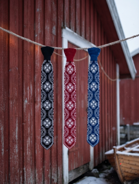 Firkløverslips og sløyfe