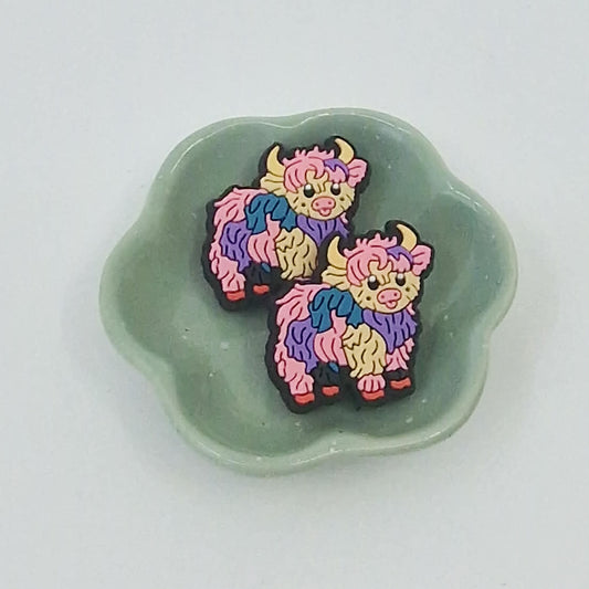 Rosa og lilla pelsku