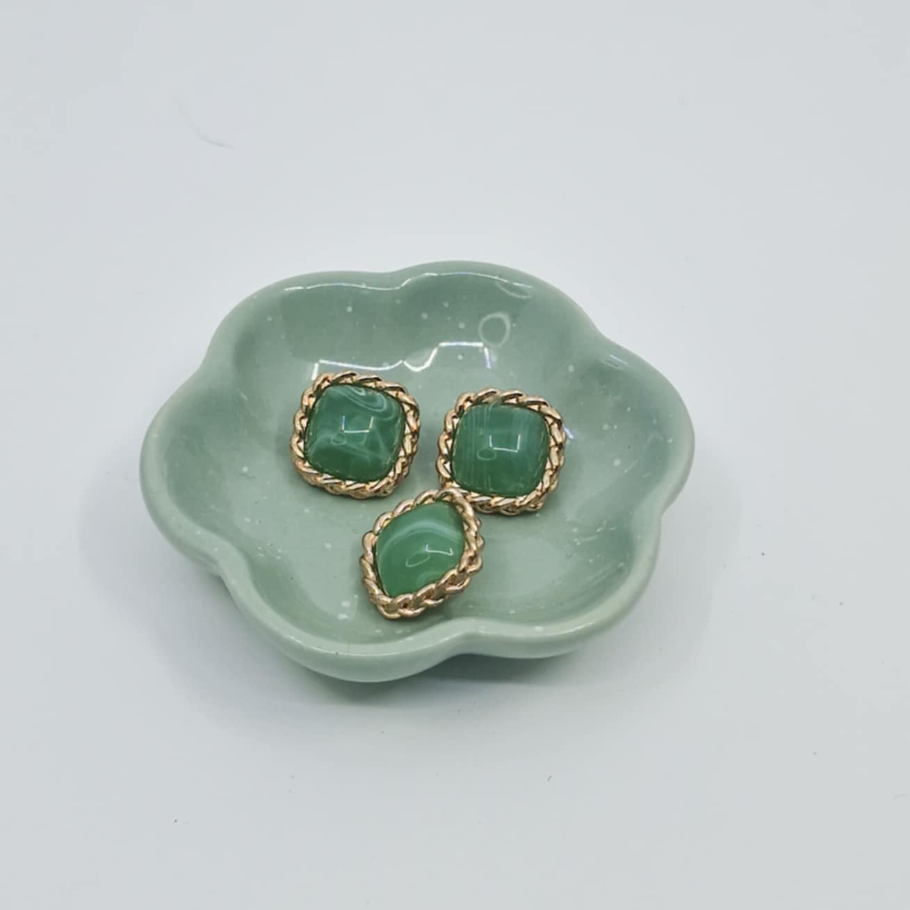 Firkantet marmorknapp