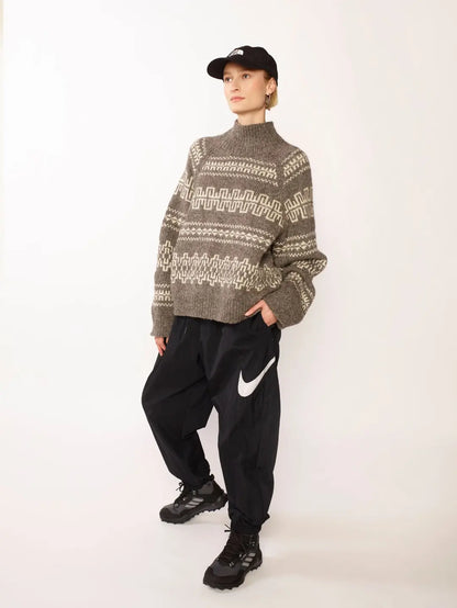 Fjæregenser strikkepakke