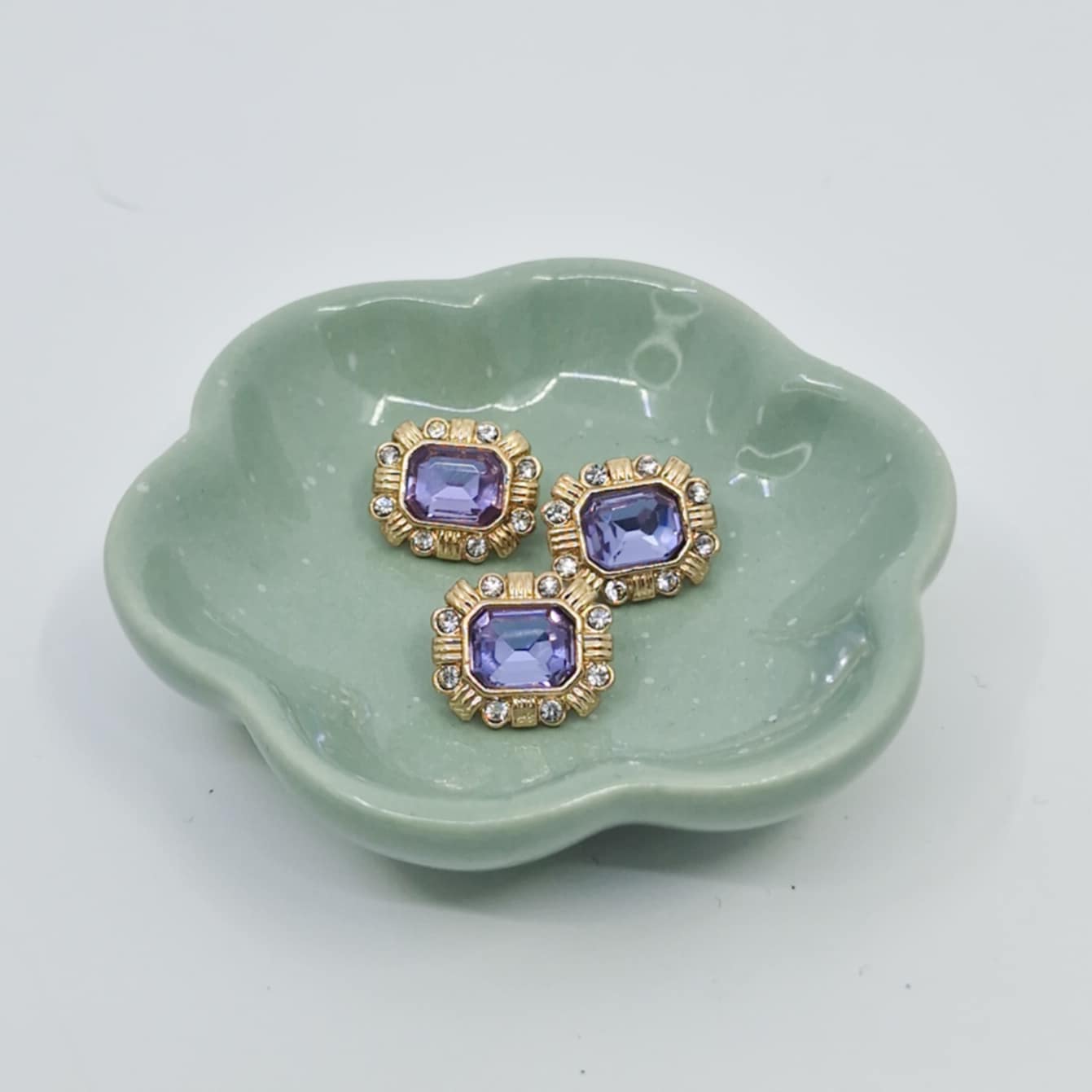 Liten firkantet knapp