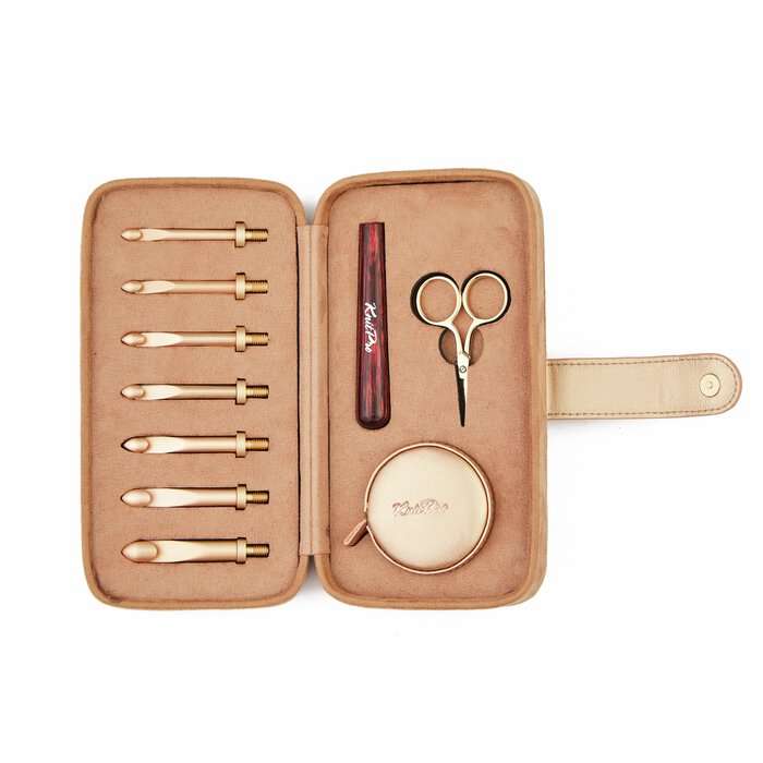 Oasis Rose, 5.5 - 10.0 mm - Chunkysett utskiftbare heklenåler